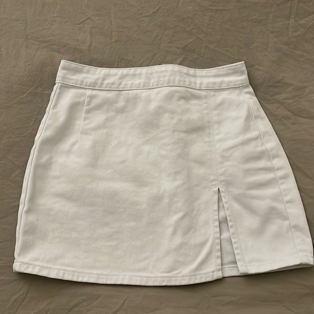Princess Polly Lola white mini skirt / US size 4